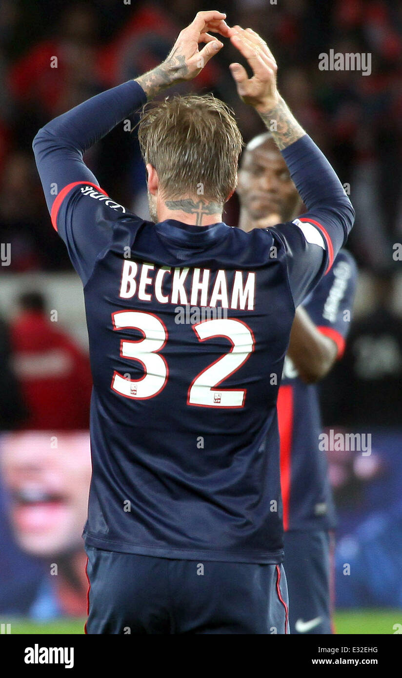 david beckham paris saint germain jersey