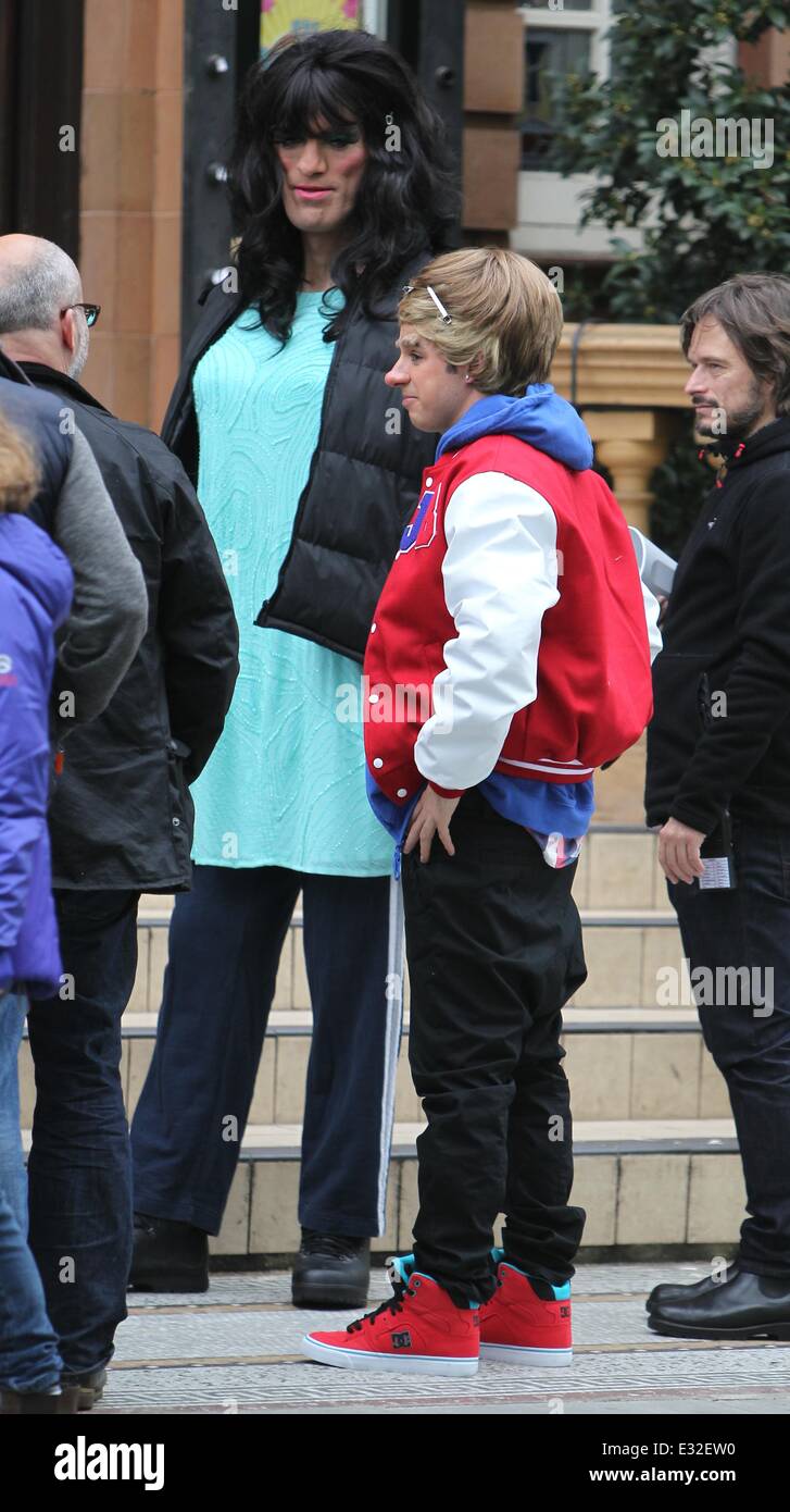 Harry Hill: The Movie film set at a Theatre in London  Featuring: Robert Maillet,Guest Where: London, United Kingdom When: 20 May 2013 Stock Photo