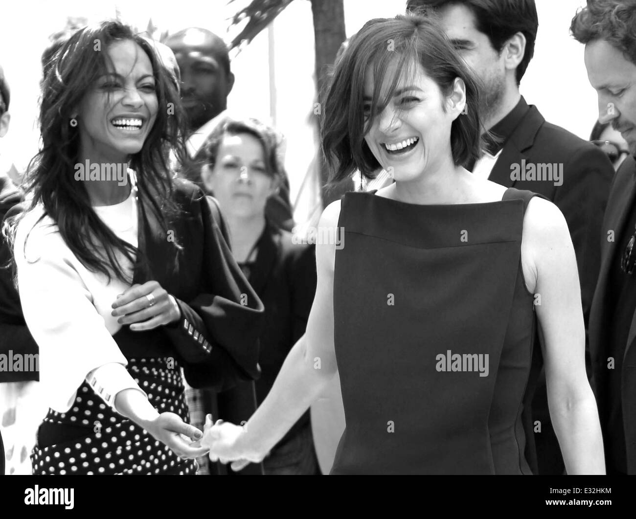 66th Cannes Film Festival - Blood Ties - photocall  Featuring: Marion Cotillard,Zoe Saldana Where: Cannes, France When: 20 May 2013 Stock Photo