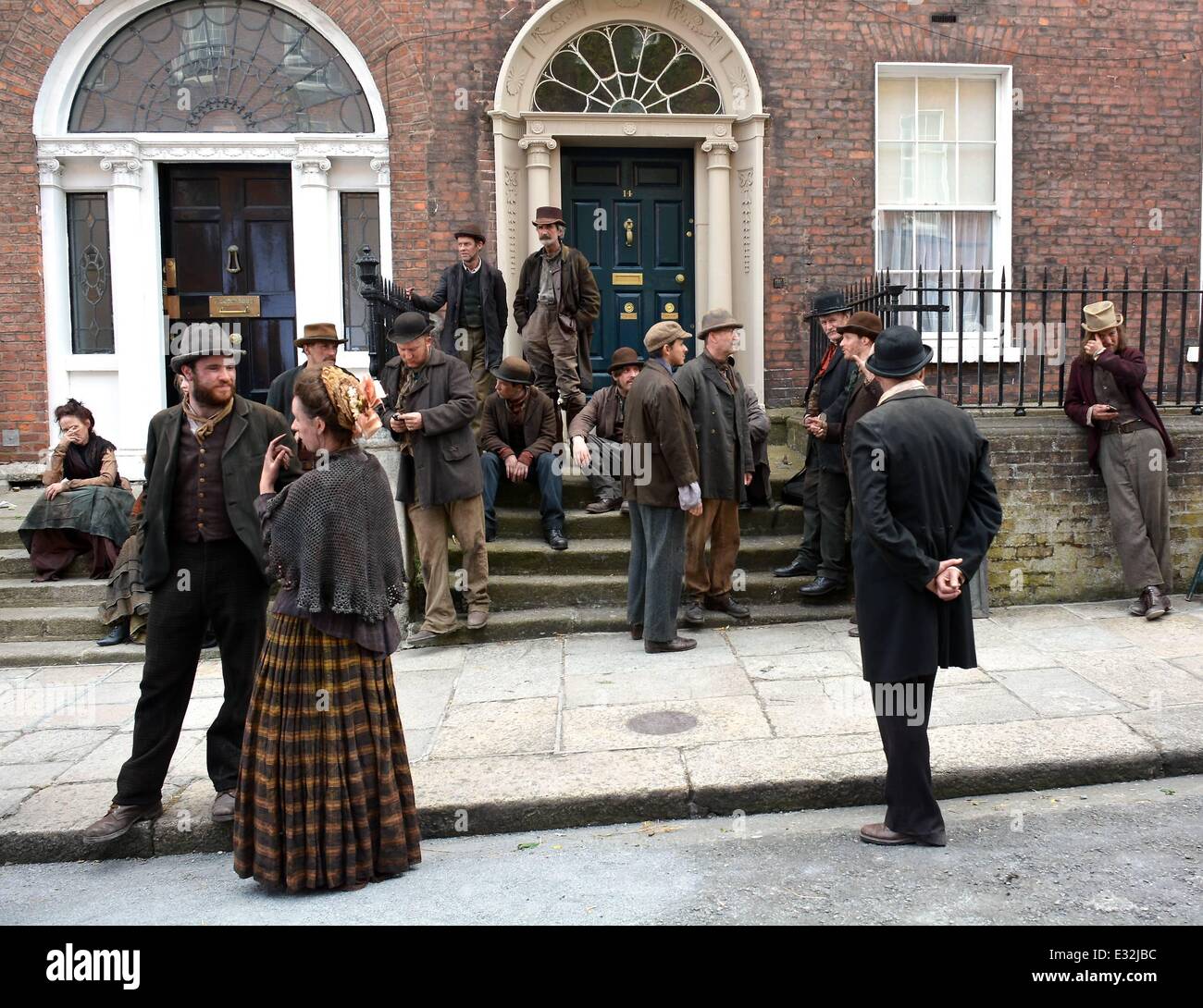 BBC's Ripper Street Films in Dublin Featuring: Atmosphere Ripper Street ...