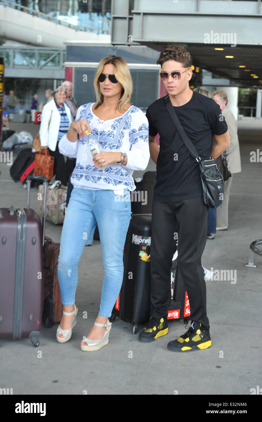 'The Only Way Is Essex' reality TV cast arrive in Marbella Featuring