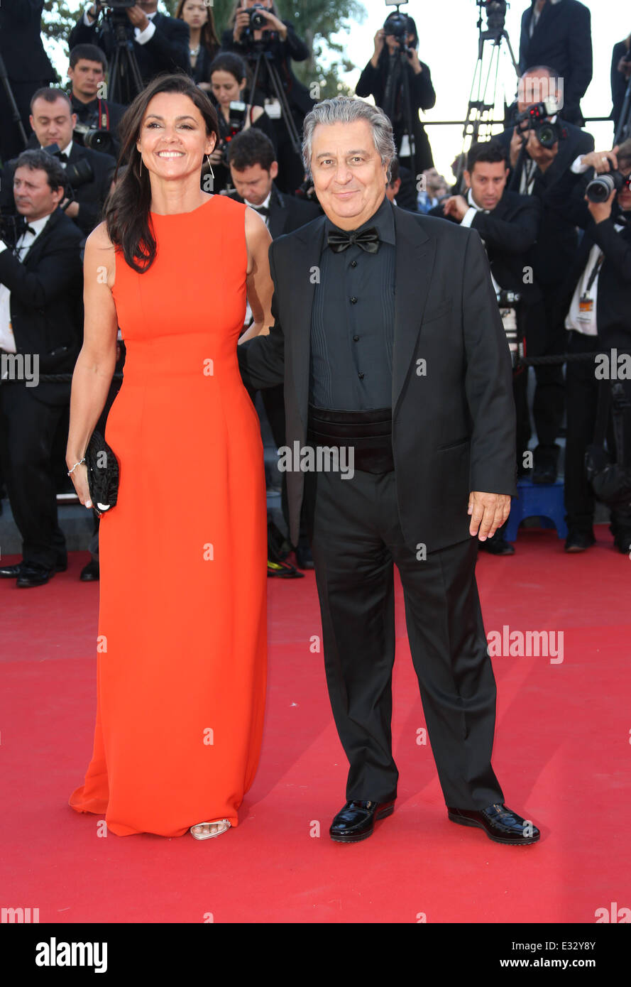 66th Cannes Film Festival - The Immigrant premiere - Arrivals  Featuring: Isabelle de Araujo,Christian Clavier Where: Cannes, France When: 24 May 2013 Toby/WENN.com Stock Photo