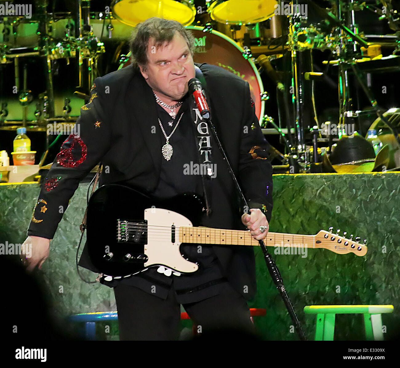 Meat loaf performs live on hires stock photography and images Alamy