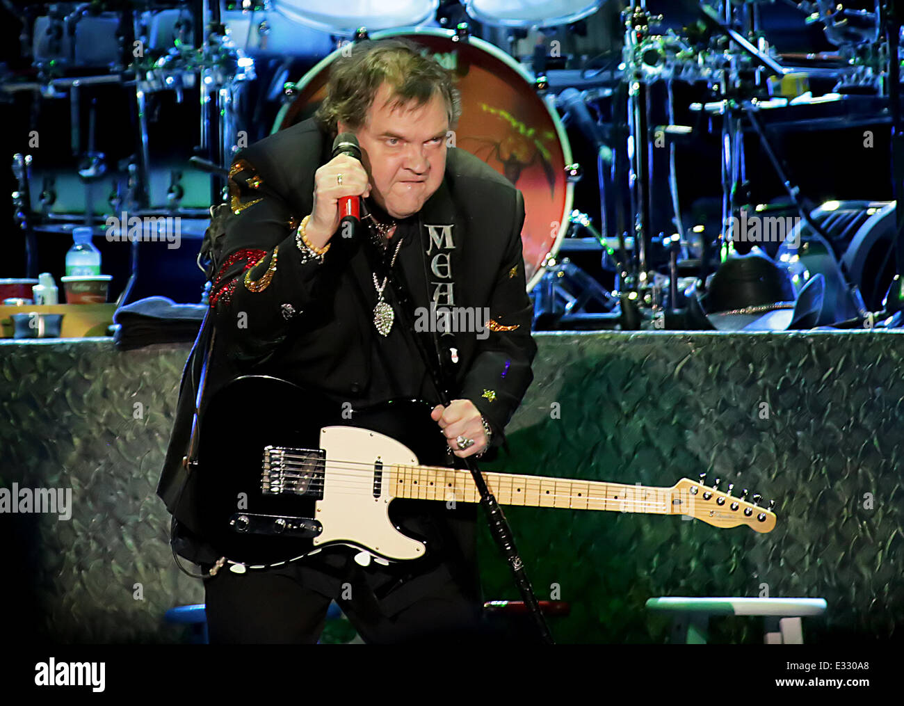 Meat Loaf performs live on the final night of his 'Last At Bat' tour