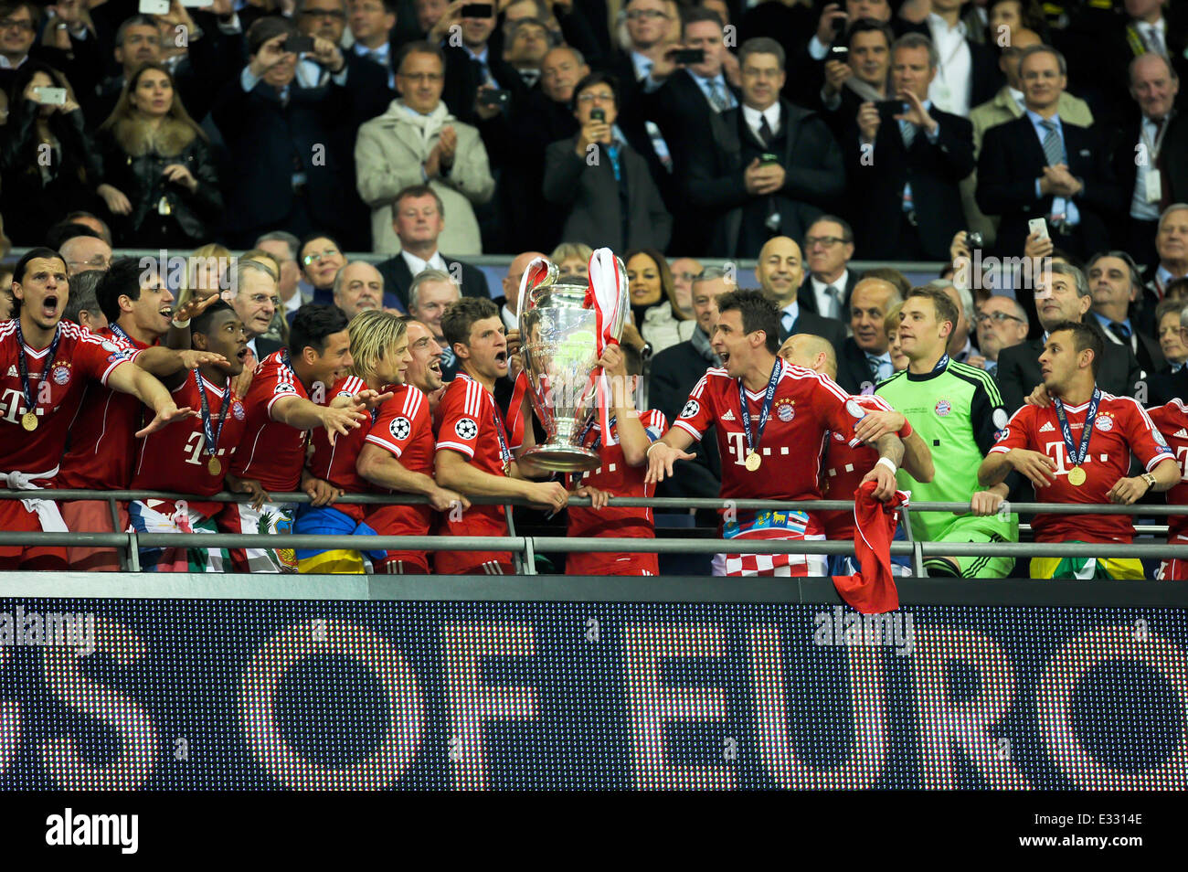 The 2013 UEFA Champions League Final at Wembley Stadium between FC