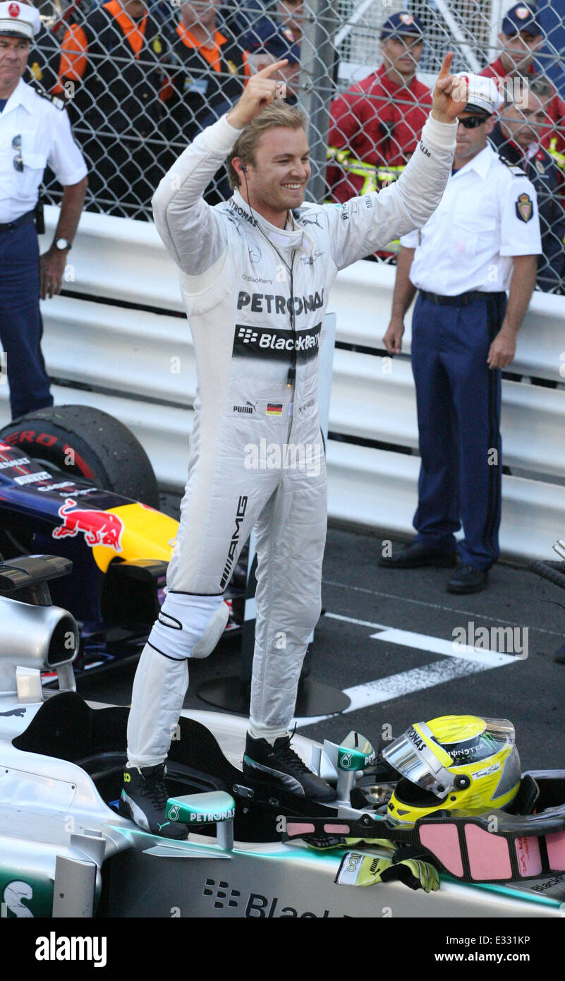 The 2013 Formula 1 Monaco Grand Prix Podium Featuring Nico Rosberg Where Monte Carlo Monaco When 26 May 2013 Stock Photo Alamy
