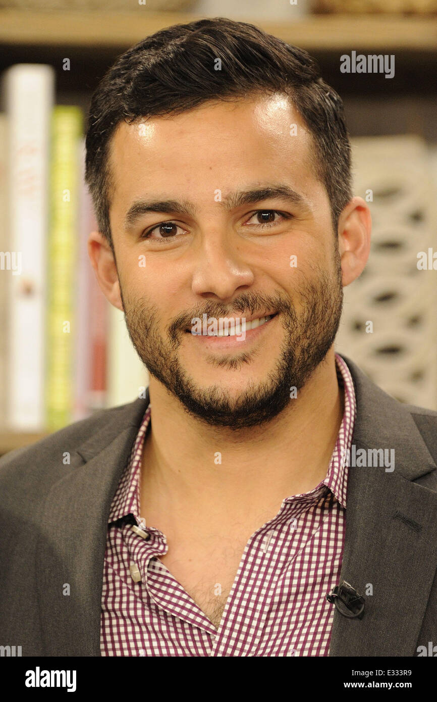 Cast of 'The Listener' appears on The Marilyn Denis Show promoting the series forth season.  Featuring: Ennis Esmer Where: Toronto, Canada When: 29 May 2013 Stock Photo