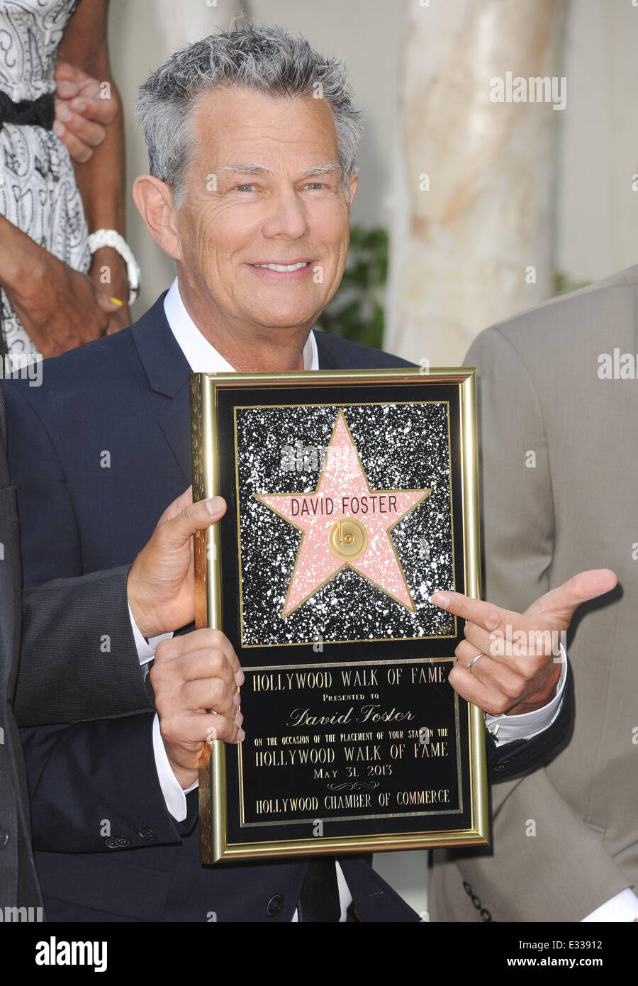 David Foster is honoured with a star on the Hollywood Walk of Fame on