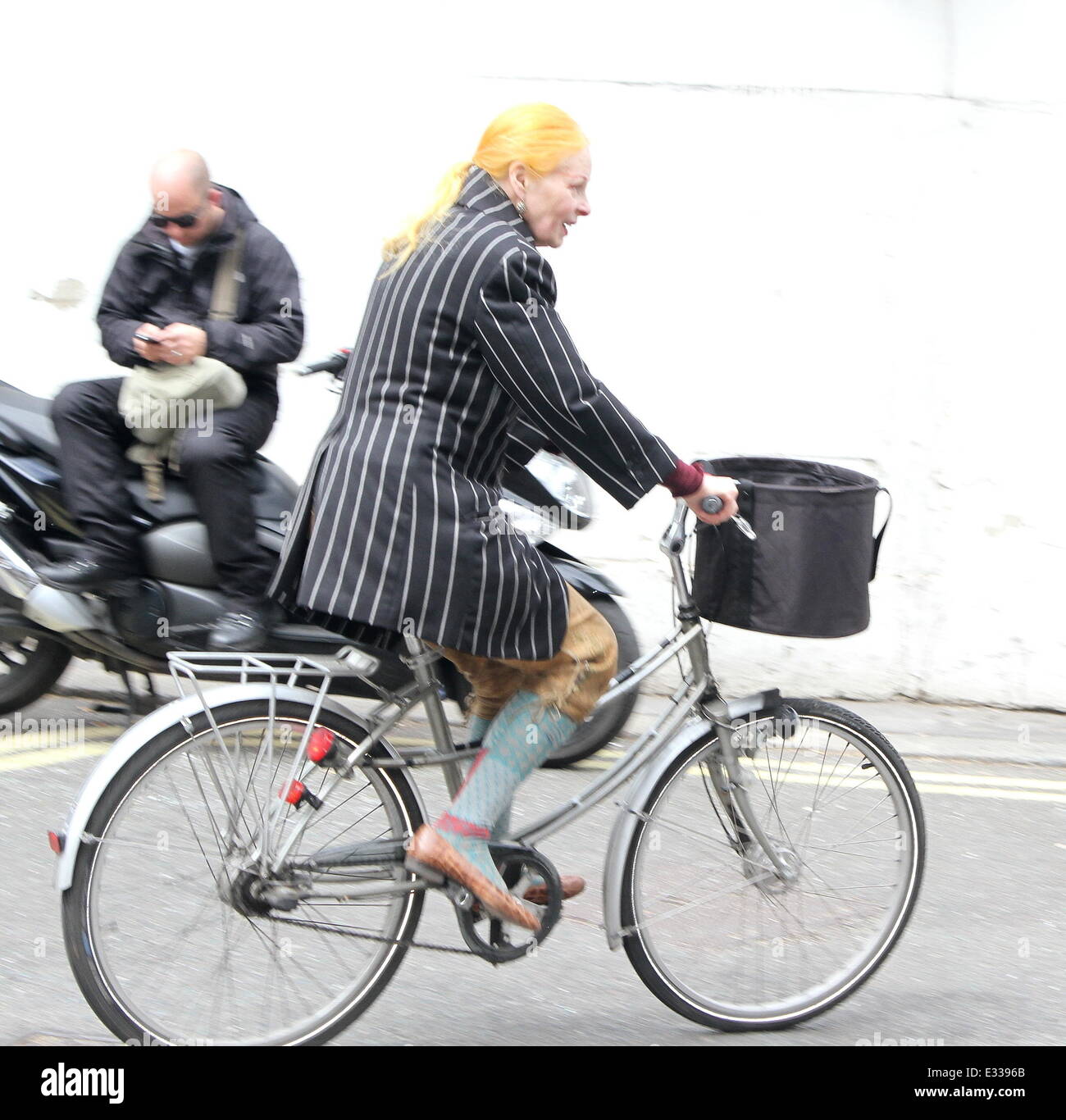 Vivienne Westwood spotted cycling through Mayfair Featuring Vivienne Westwood Where London