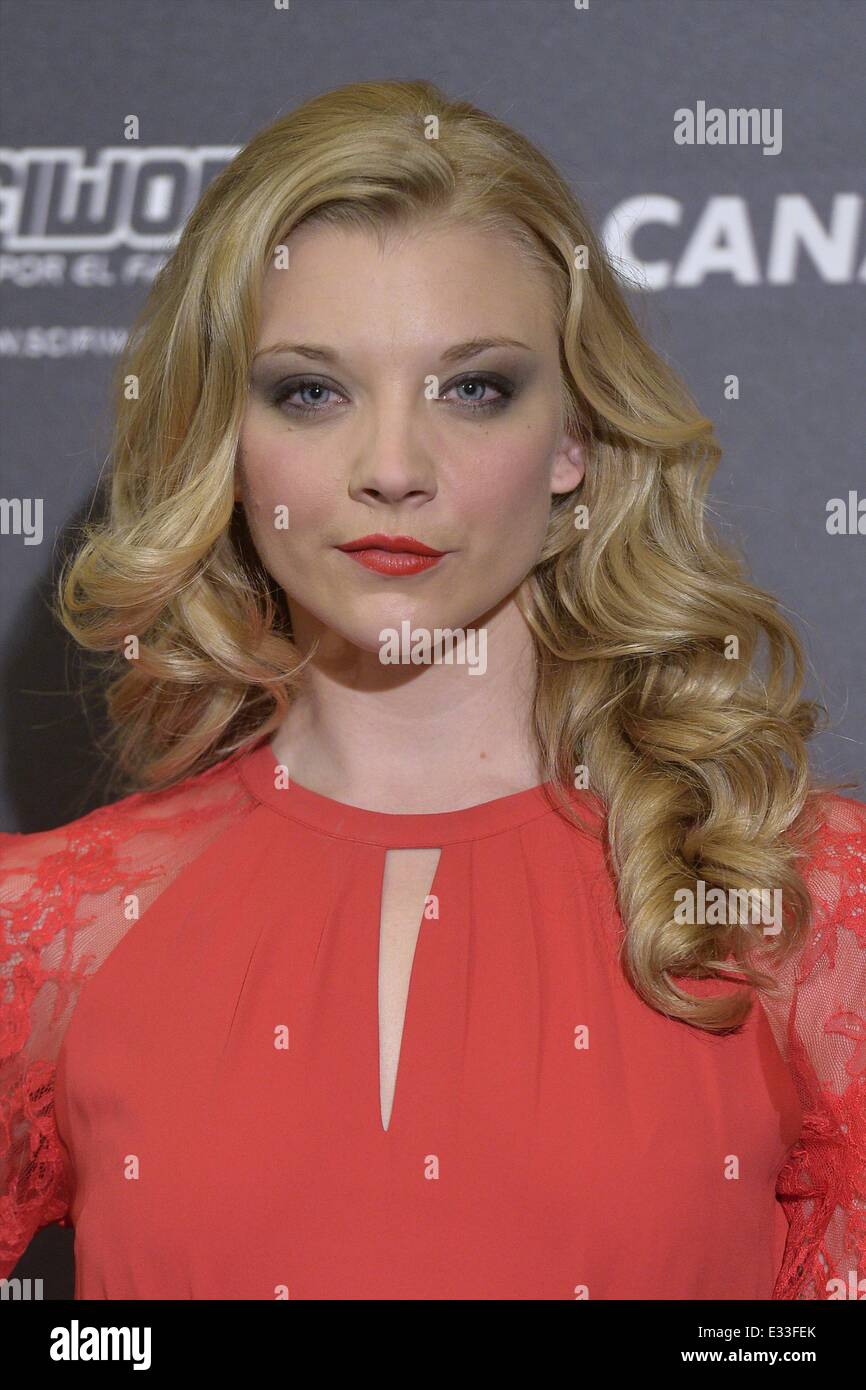 Natalie Dormer attends a 'Game of Thrones' promotion in Madrid  Featuring: Natalie Dormer Where: Madrid, Spain When: 04 Jun 2013 Stock Photo