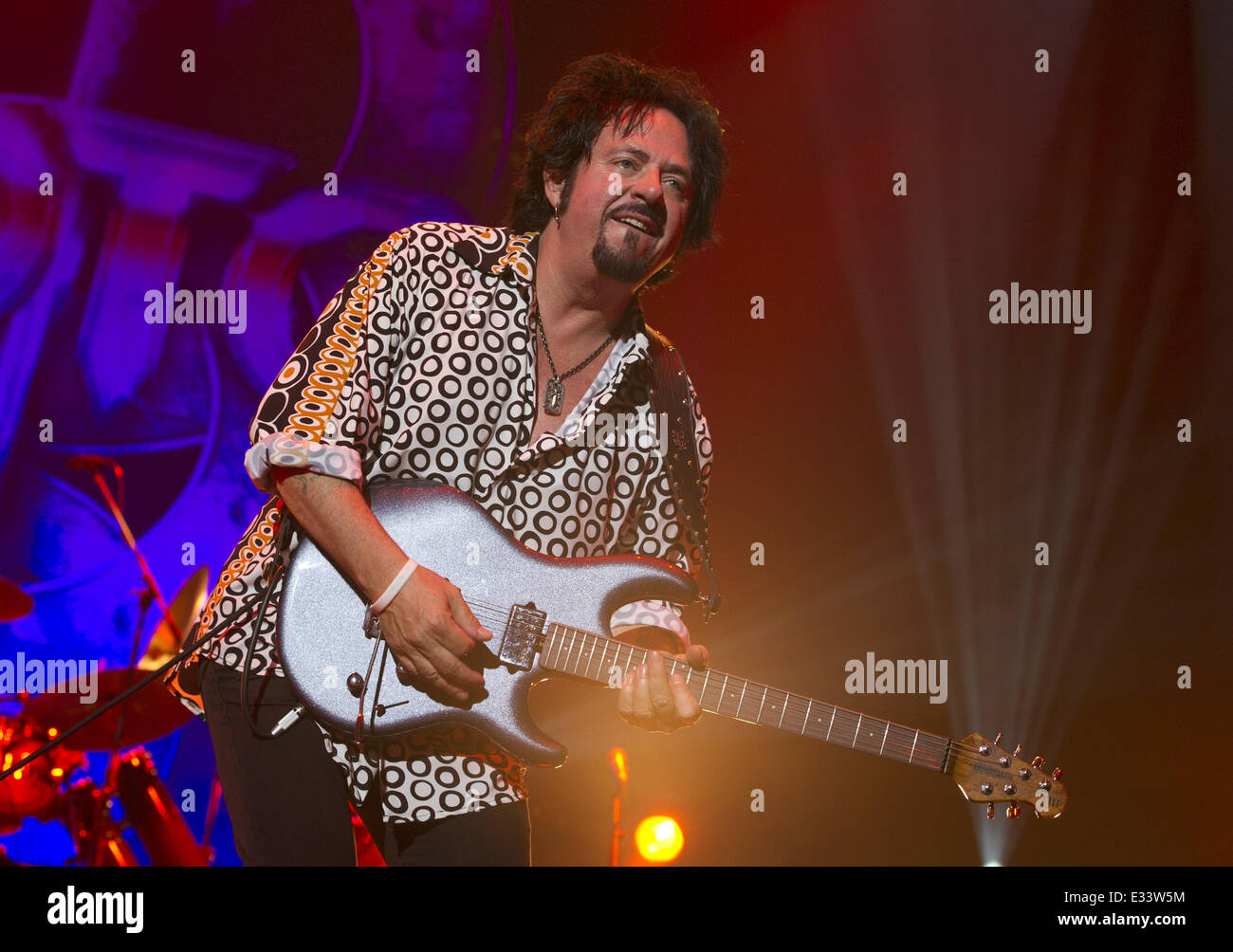 Toto performs to a sold-out crowd at Ziggo Dome  Featuring: Steve Lukather,Toto Where: Amsterdam, Netherlands When: 08 Jun 2013 Stock Photo
