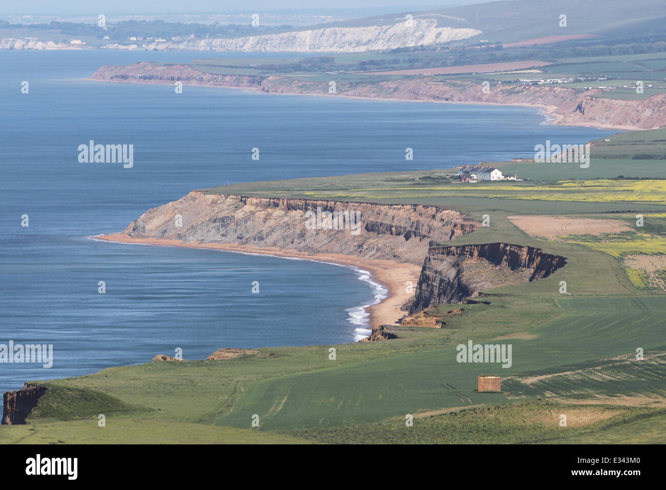 Views of Atherfield Point on The Isle of Wight. the area is well known for dinosaur fossils Views of Atherfield Point on The Isle of Wight. the area is well known for dinosaur fossils
