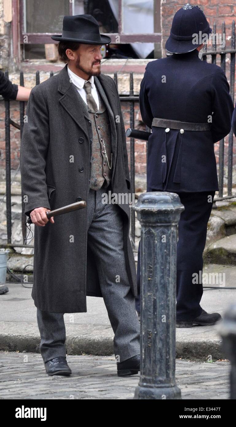 Filming of BBC drama 'Ripper Street' in Dublin Featuring: JEROME FLYNN ...