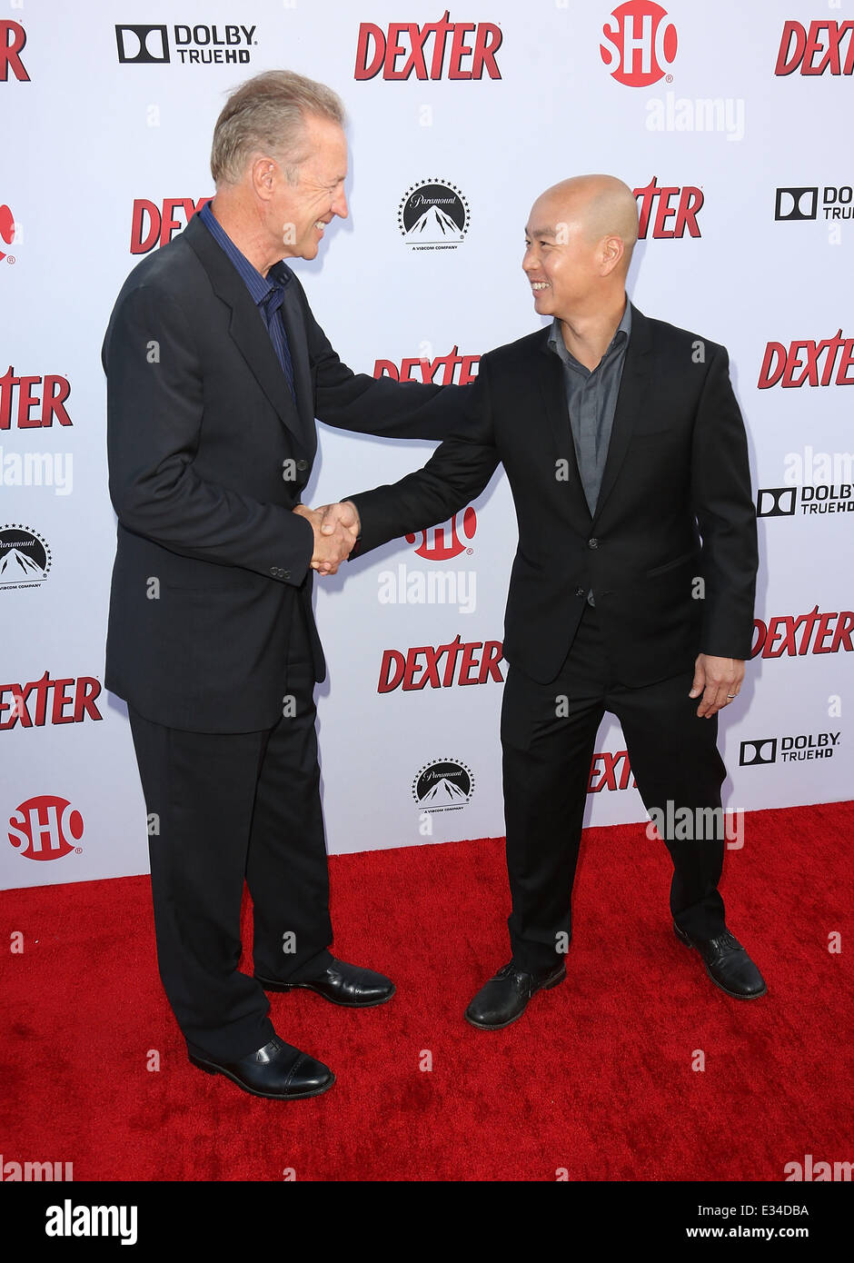 Showtimes' celebration of eight groundbreaking seasons of 'Dexter' at Milk Studios  Featuring: Geoff Pierson,C.S. Lee Where: Los Angeles, CA, United States When: 16 Jun 2013 Stock Photo