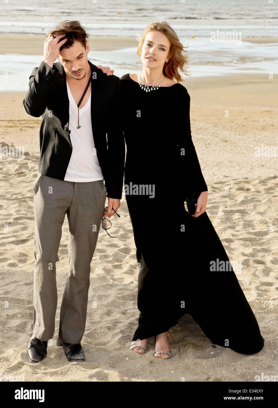 The 2013 Cabourg Romantic Film Festival Featuring: Natalia  Vodianova,Jonathan Rhys Meyers Where: Cabourg, France When: 15 Jun 2013  Stock Photo - Alamy