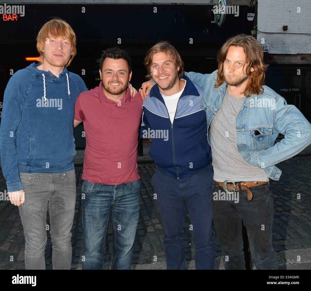The cast of Love/Hate were among guests who attended the opening night ...