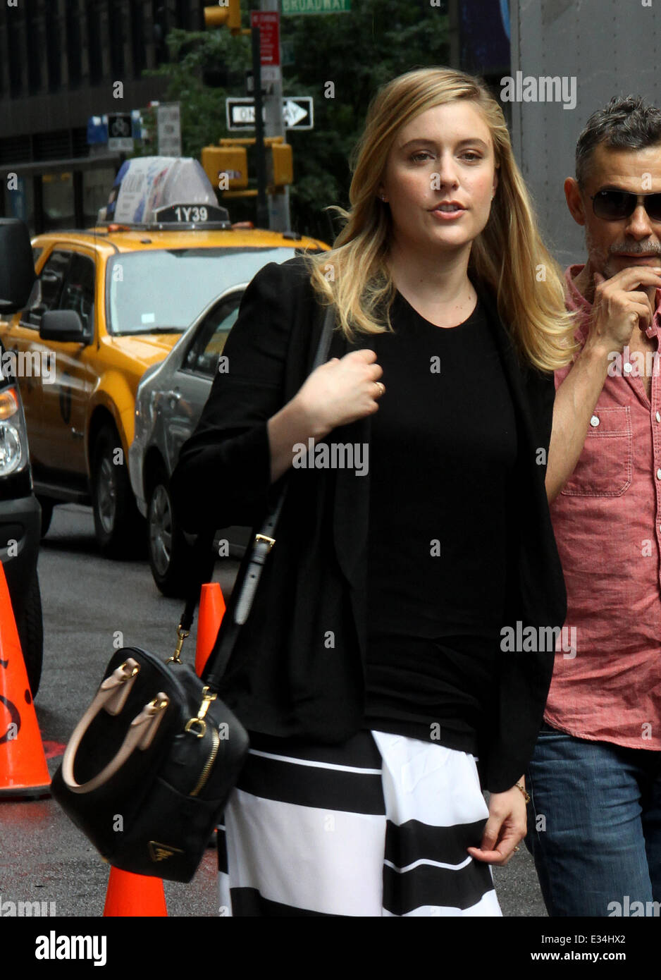 Celebrities outside the Ed Sullivan Theater for 'The Late Show with