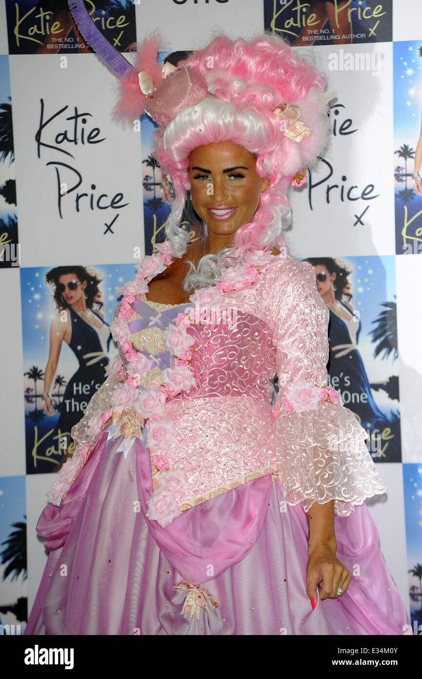 Katie Price attends a photocall to launch her new book 'He's The One ...