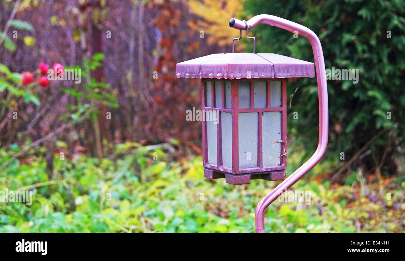 Garden solar sunlamp Stock Photo Alamy