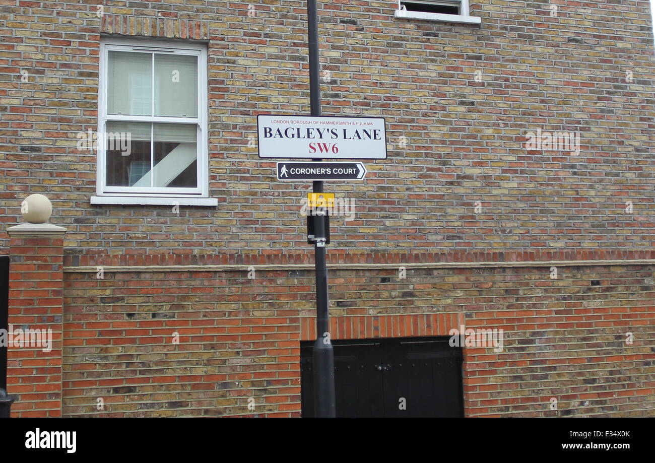 A junction in Fulham between New Kings Road and Bagleys Lane, dubbed