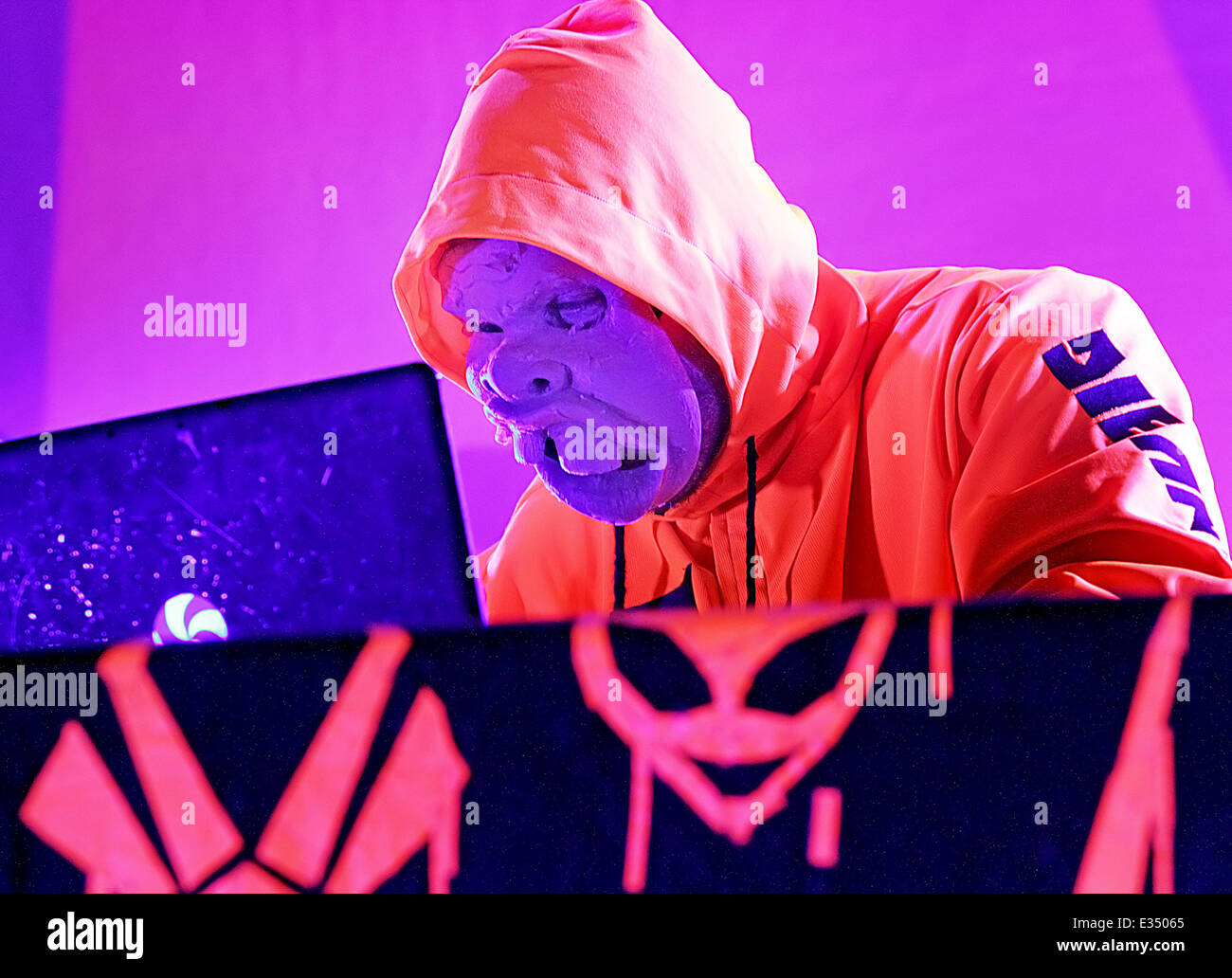 Die Antwoord Perform Live At The Ritz In Manchester Featuring Dj Stock Photo Alamy