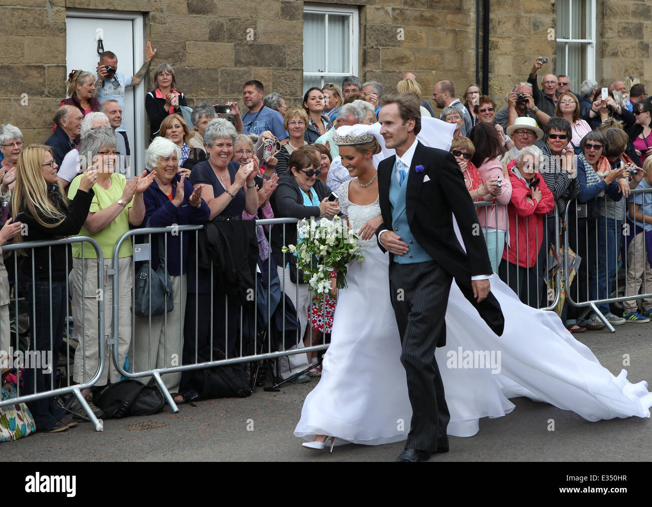 The Wedding Of Thomas Van Straubenzee And Lady Melissa Percy At St Michaels Church In Alnwick 