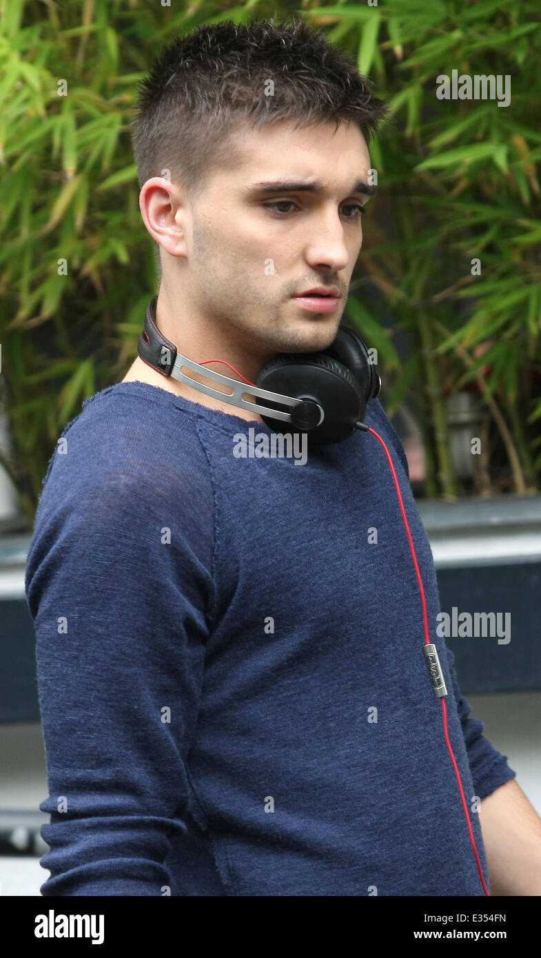 Celebrities outside the ITV studios Featuring Tom Parker Where London