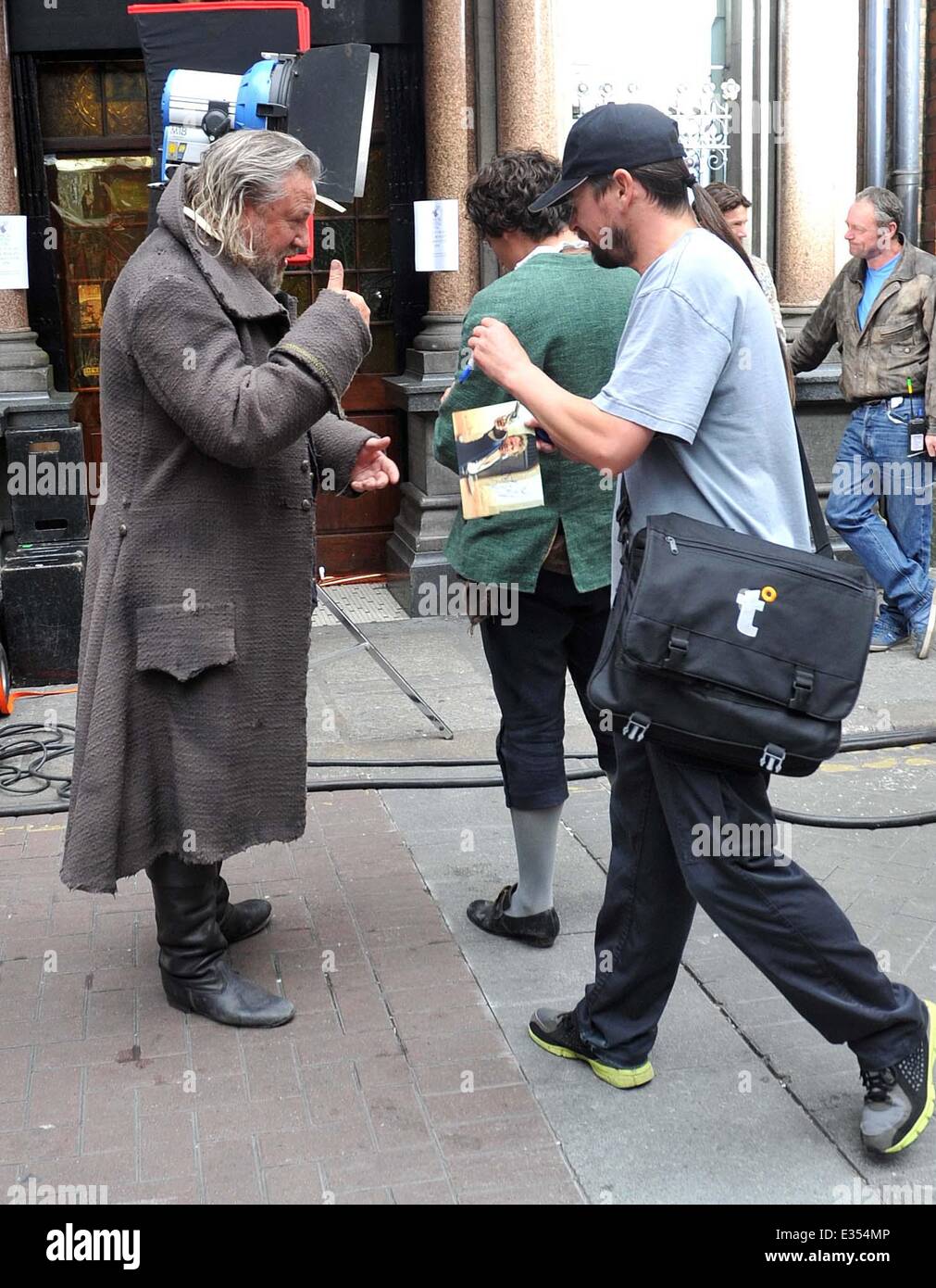 Ray Winstone on the film set of  Sky TV's new drama 'Moonfleet' at The Stags Head pub  Featuring: Ray Winstone Where: Dublin, Ireland When: 24 Jun 2013   **Not available for publication in Irish Tabloids or Irish magazines** Stock Photo