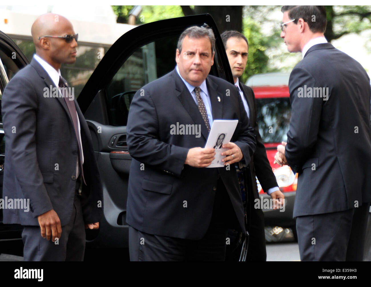 The Funeral Service For Emmy Award Winning Sopranos Actor James Gandolfini At The Cathedral Of St John The Divine In New York City Ny Usa On June 27 2013 Best Known For His