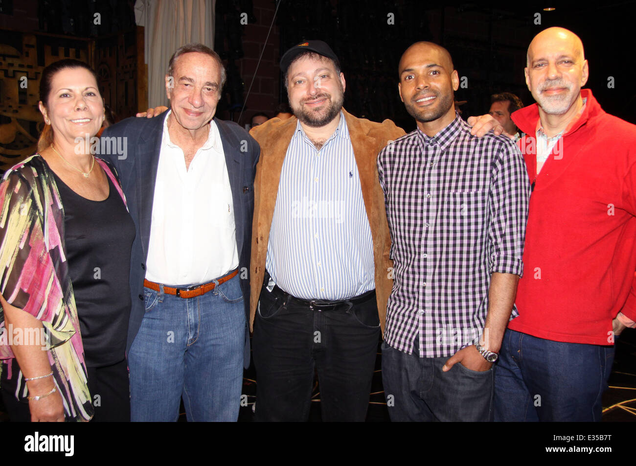 Meet and greet with the cast of the Broadway musical “Soul Doctor” held at Playwrights Horizons rehearsal space.  Featuring: David Schechter,Daniel S. Wise,Benoit-Swan Pouffer,Guests Where: New York, NY, United States When: 27 Jun 2013 Stock Photo