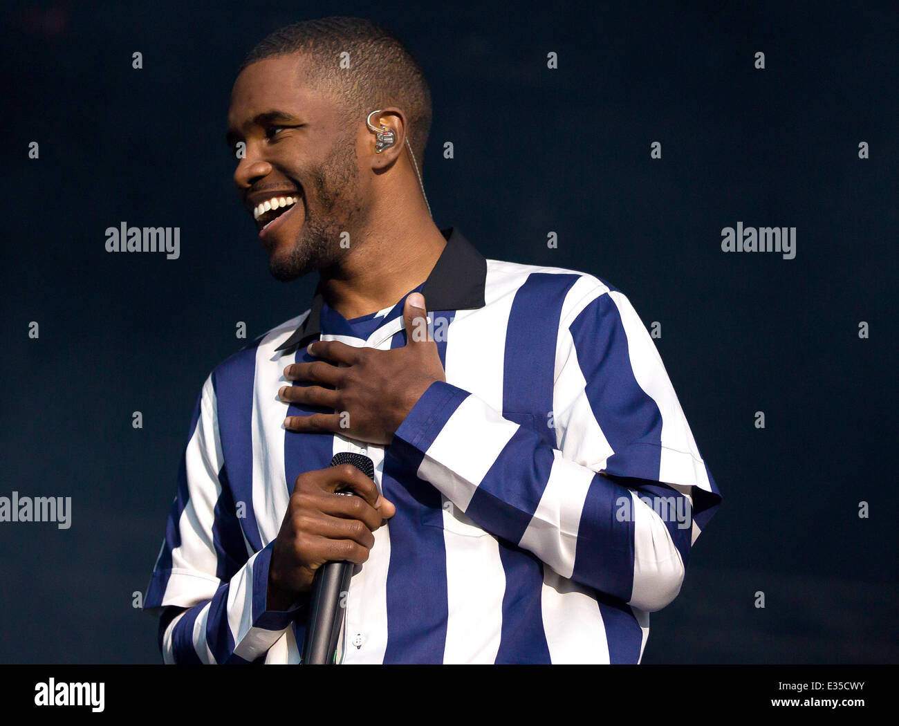 Bravalla Festival - Day 2 - Performances Featuring: Frank Ocean Where:  Norrkoping, Sweden When: 28 Jun 2013s Stock Photo - Alamy