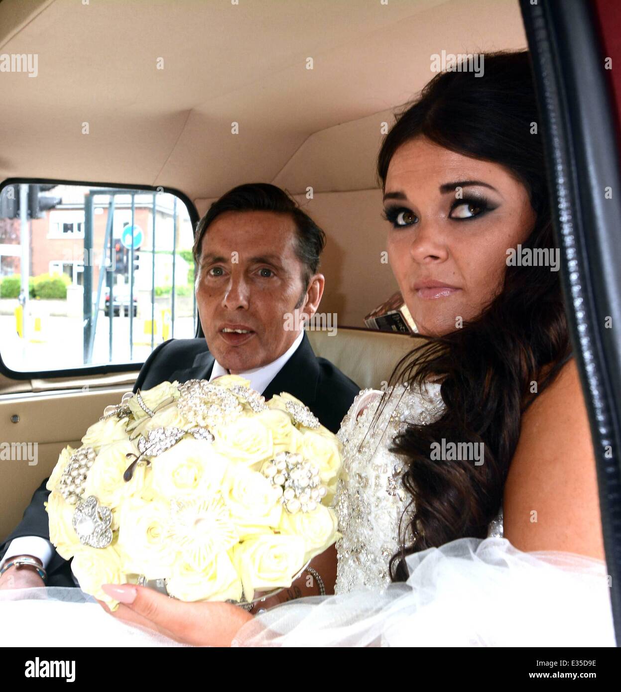 Aslan frontman Christy Dignam gives away his daughter Kiera Dignam at