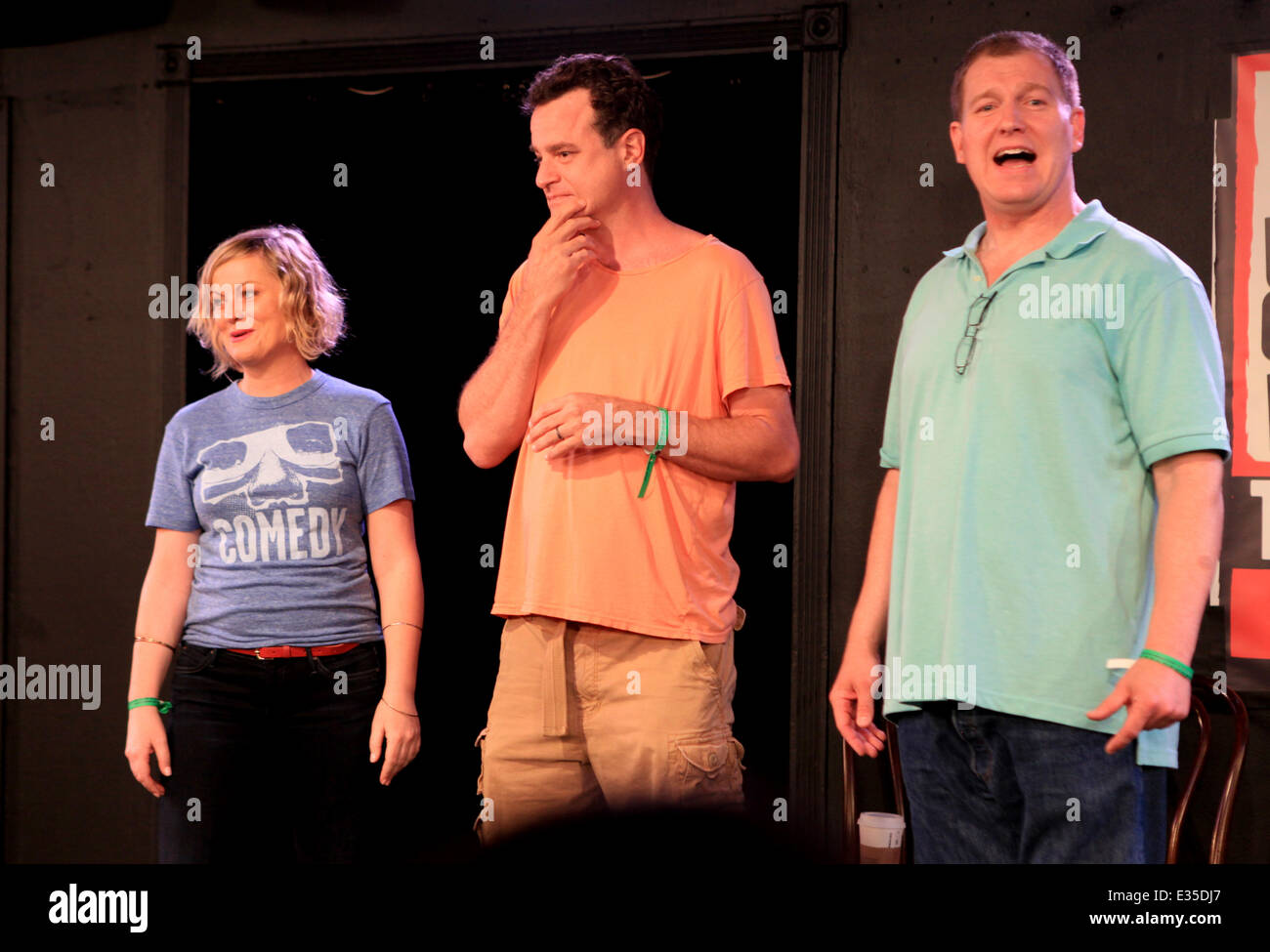 The 15th annual Del Close Marathon held at the Upright Citizens Brigade Theatre  Featuring: Amy Poehler,Matt Besser,Ian Roberts Where: NYC, NY, United States When: 28 Jun 2013 Stock Photo