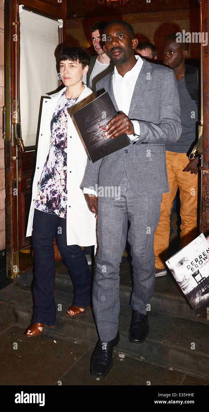 Celebrities attend Derren Brown Infamous VIP gala night at Palace Theatre  Featuring: Olivia Williams Where: London, United Kingdom When: 01 Jul 2013 Stock Photo