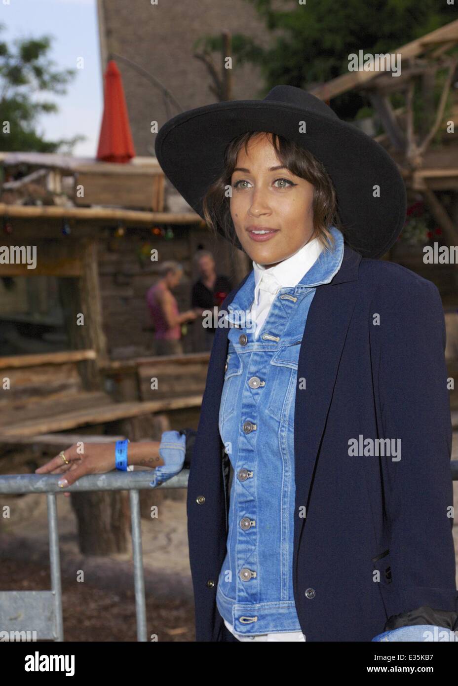 Promis bei der G-Star Raw Show im Berliner Kater Holzig  Featuring: Rabea Schif Where: Berlin, Germany When: 02 Jul 2013 Stock Photo