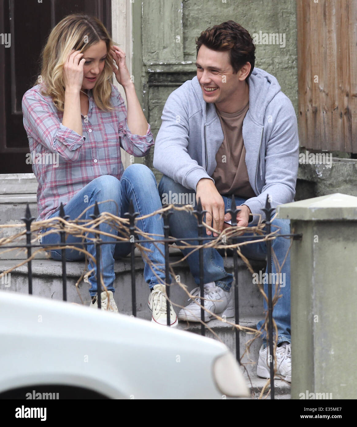 Kate Hudson, James Franco and Tom Wilkinson film scenes for the movie