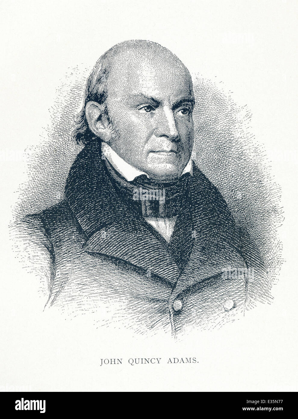 John Quincy Adams (1767-1848) was the sixth president of the United States  (1825-1829 Stock Photo - Alamy