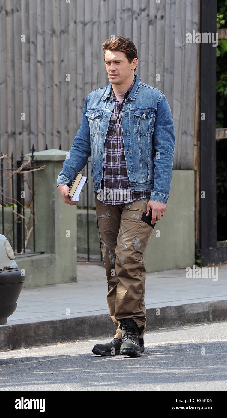 Kate Hudson and James Franco filming their new movie 'Good People' on