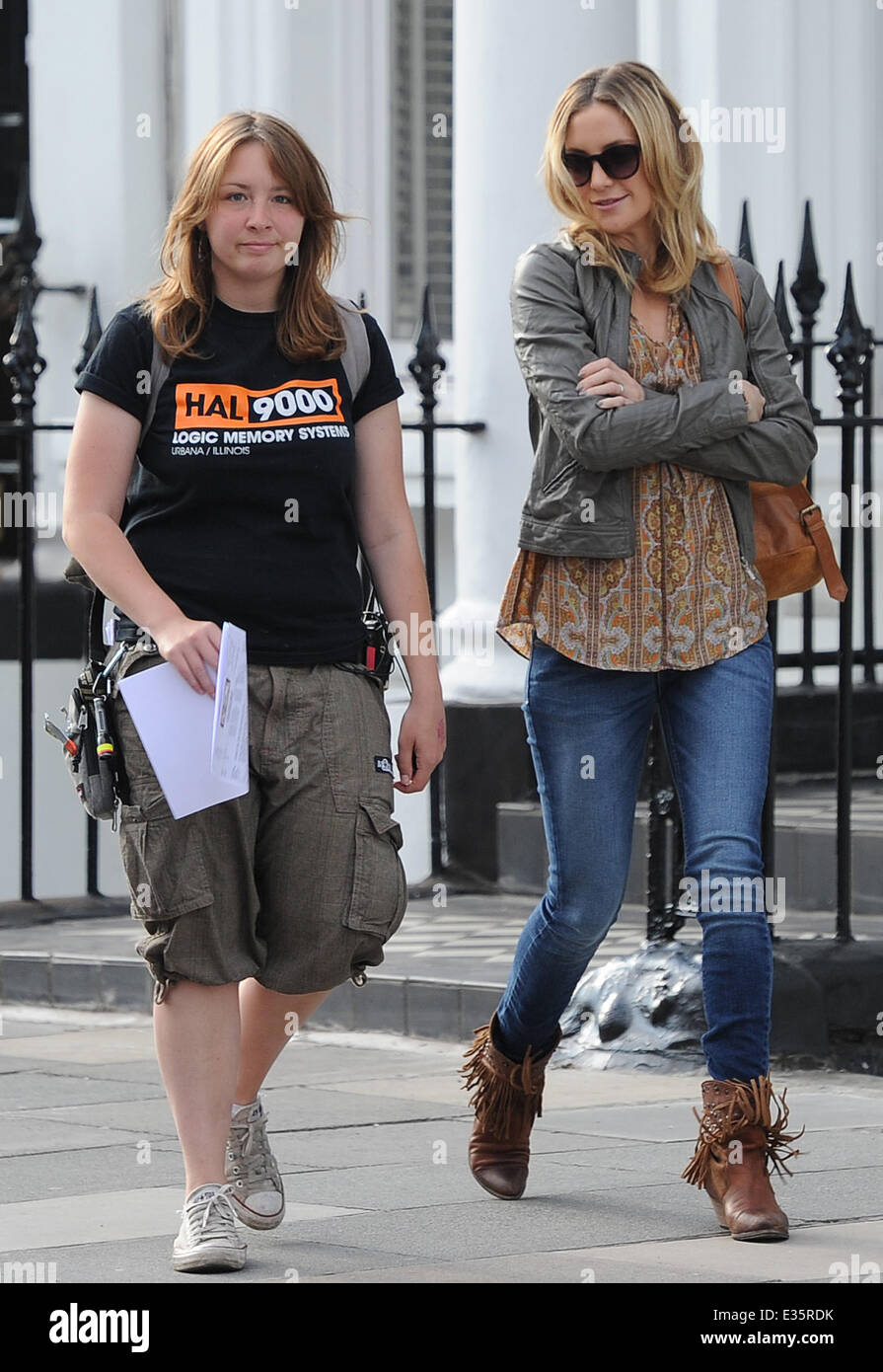 Kate Hudson and James Franco filming their new movie 'Good People' on
