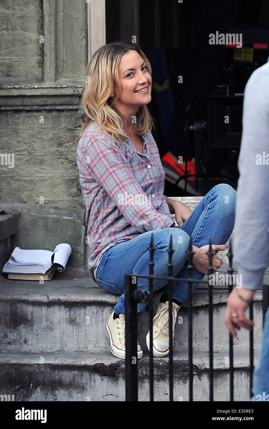 Kate Hudson and James Franco filming their new movie Good People
