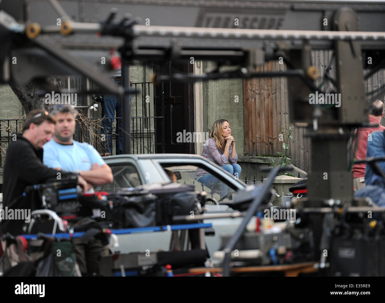 Kate Hudson and James Franco filming their new movie 'Good People' on