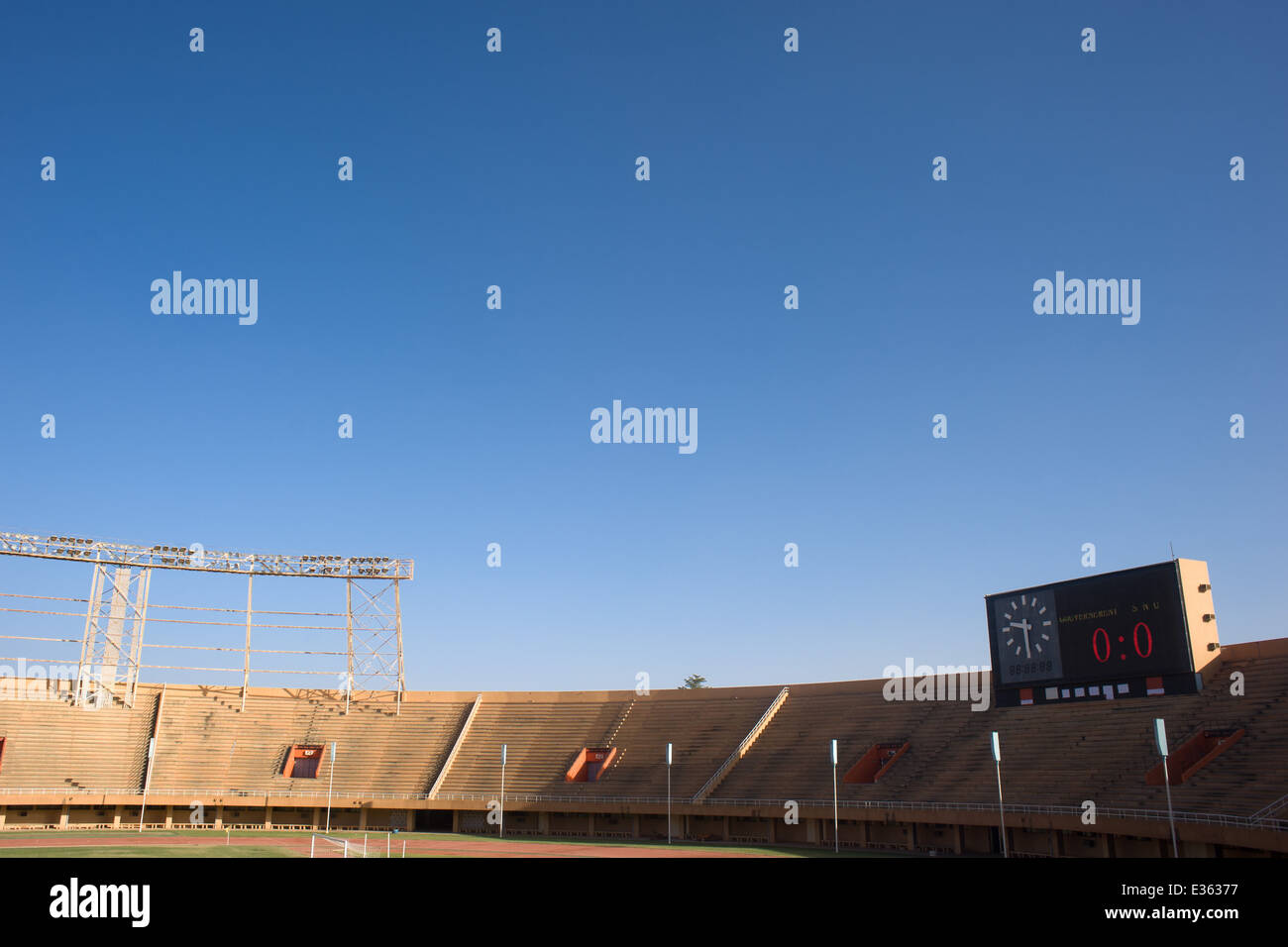 Scoreboard in football stadium hi-res stock photography and images - Alamy