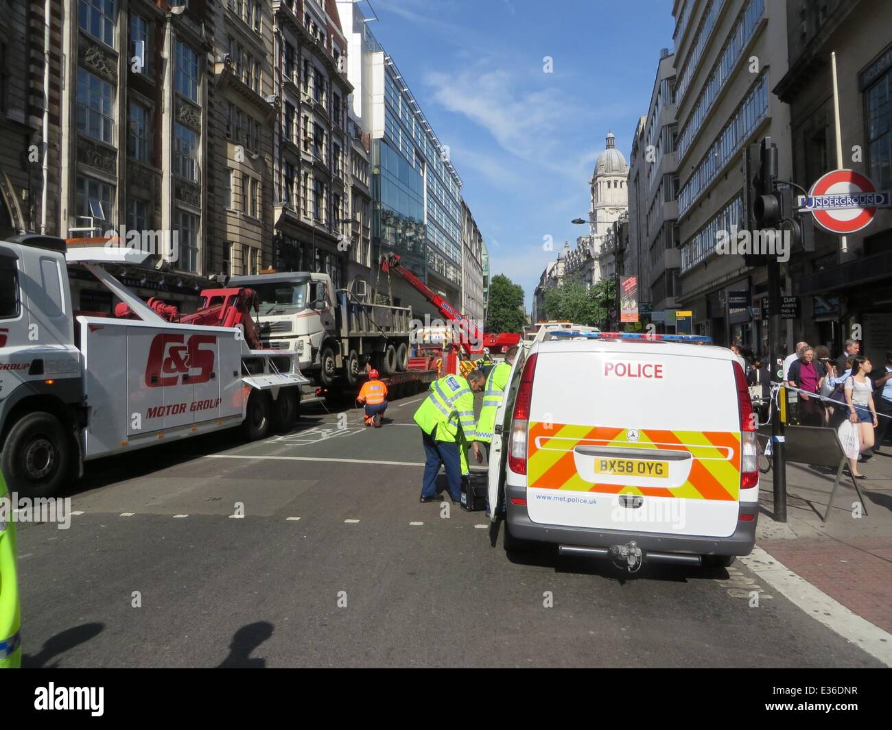A cyclist was killed in a collision with a lorry in Central London. The ...