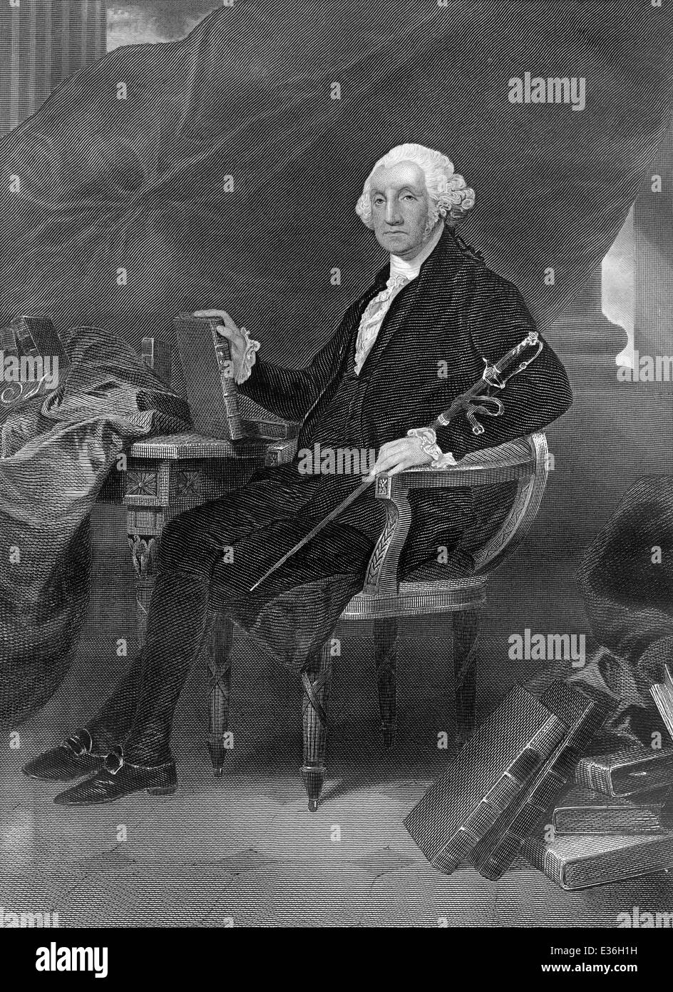 George Washington Black and White Stock Photos & Images - Alamy
