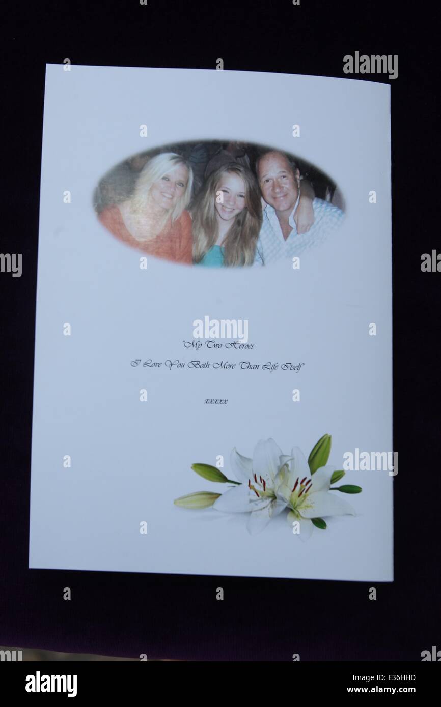 The funeral of Bernie Nolan held at the Grand Theatre Blackpool. Fans