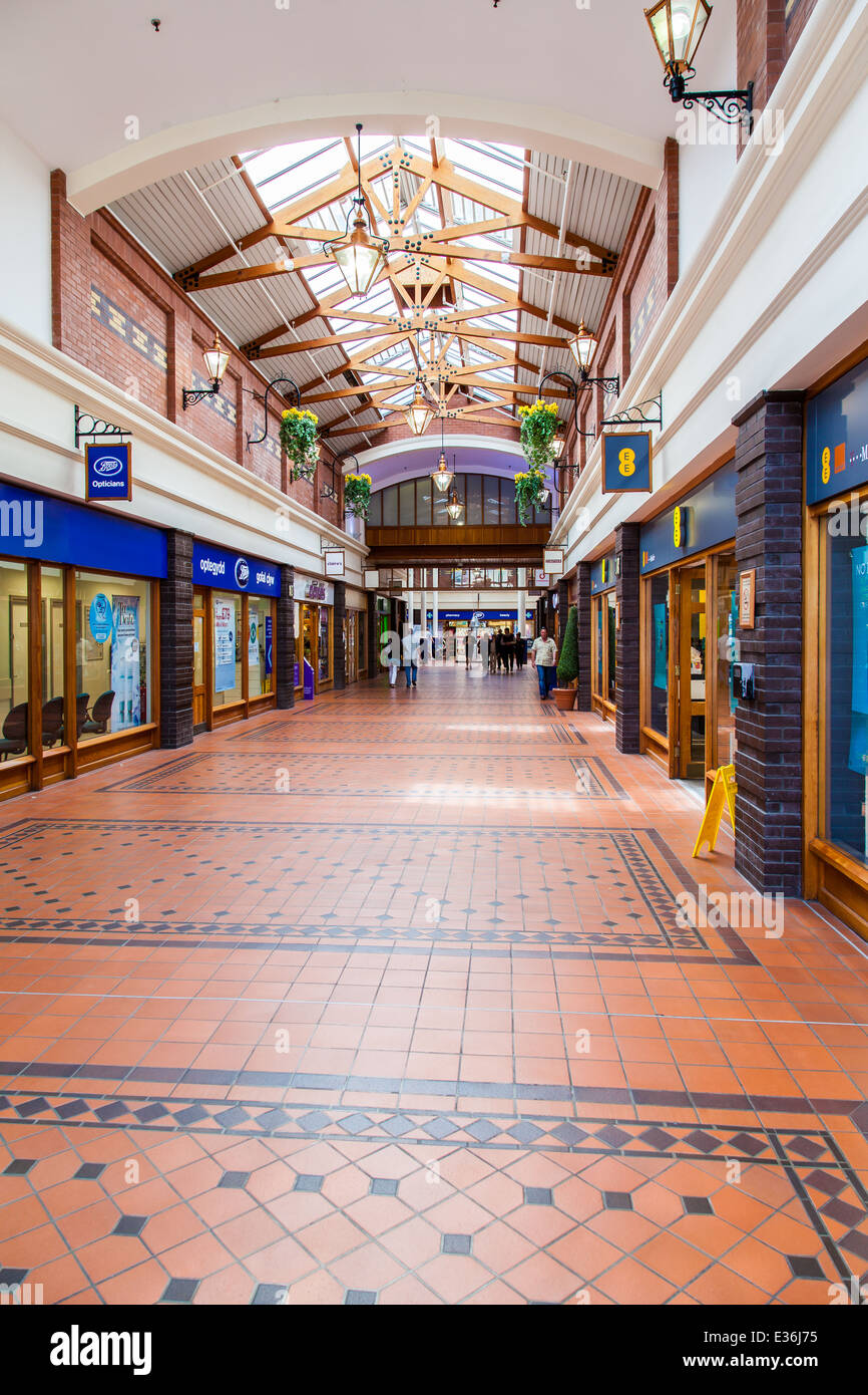 Shops In Victoria Shopping Center Arcade Llandudno, North Wales, Great