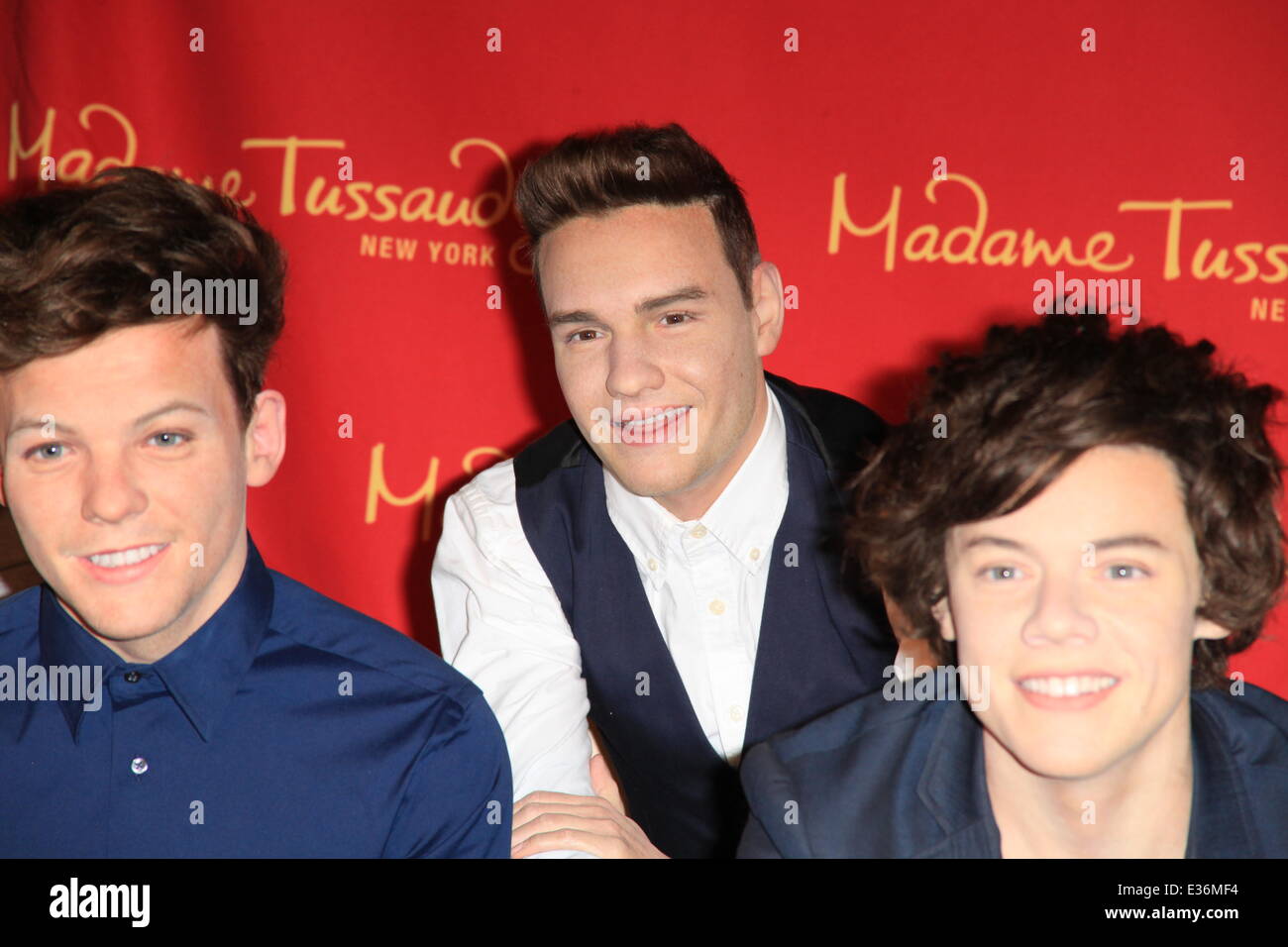 One Direction wax figures unveiled at Madame Tussauds in New York City