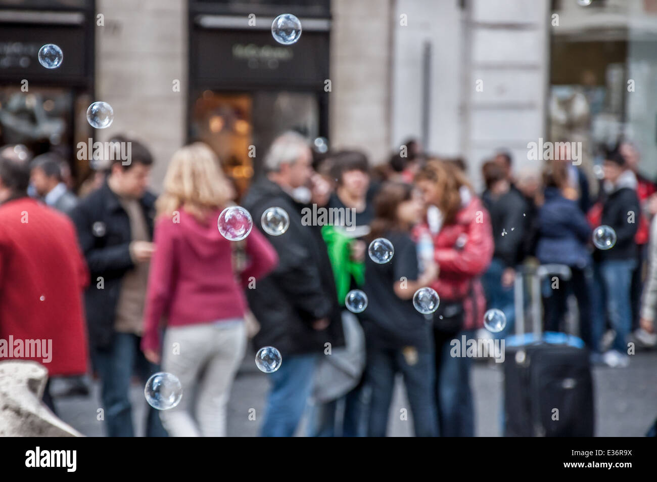 soap bubbles in rome Stock Photo - Alamy