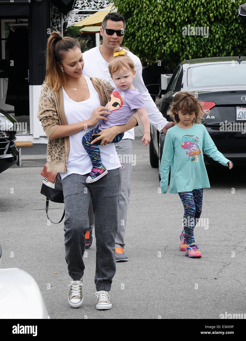 Jessica Alba, Cash Warren, Honor Marie Warren, Haven Garner Warren are