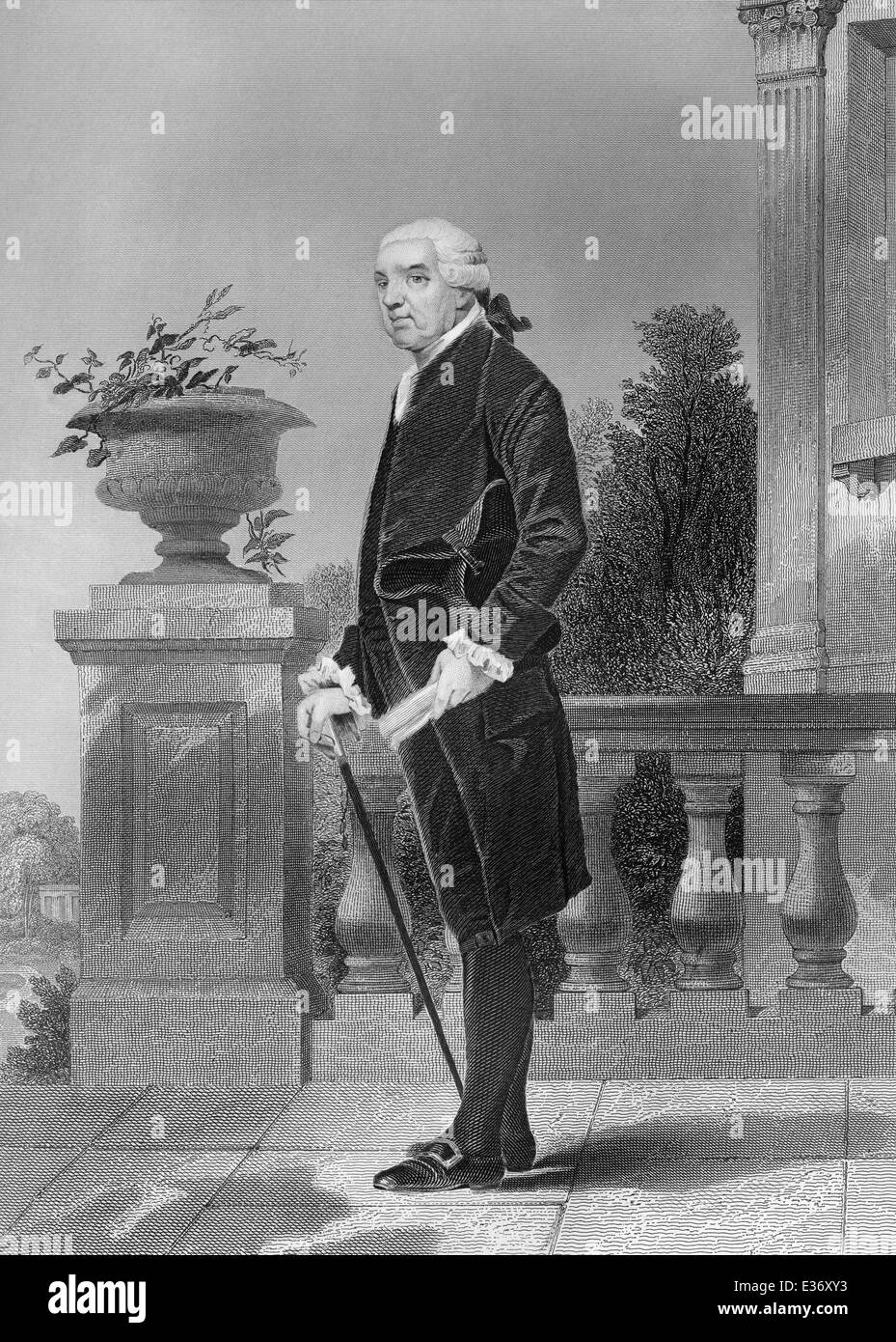 Henry Laurens, 1724 - 1792, an American merchant and political leader during the Revolutionary War, Stock Photo